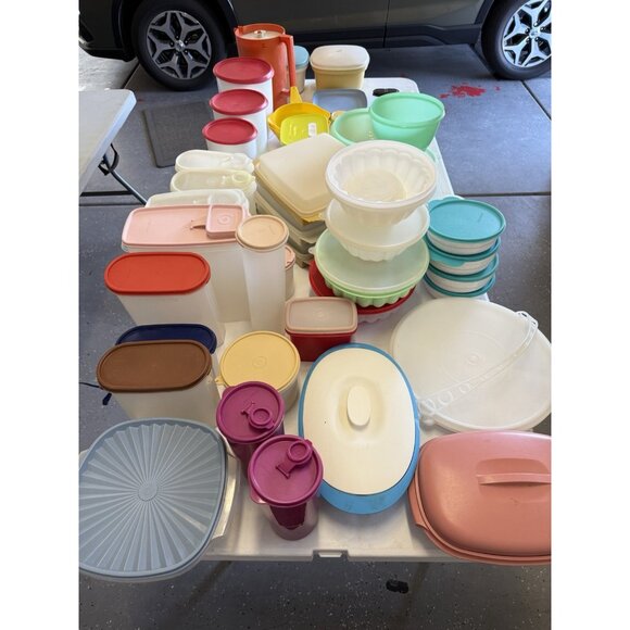Vintage Tupperware LOT BUNDLE mixed Pieces